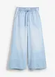 Jeans wide leg con cinta comoda, vita media, bonprix