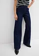 Jeans wide leg, vita alta, bonprix