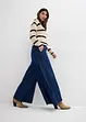 Jeans wide leg con cinta comoda, vita media, bonprix