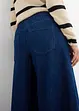 Jeans wide leg con cinta comoda, vita media, bonprix