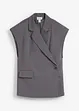 Gilet lungo con spalline imbottite, bonprix