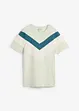 T-shirt con cotone biologico, slim fit, bonprix