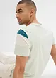 T-shirt con cotone biologico, slim fit, bonprix