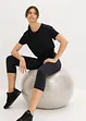Leggings sportivi a pinocchietto ultra leggeri con cinta comoda, bonprix