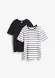 T-shirt in puro cotone biologico (pacco da 2), bonprix