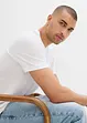 T-shirt in puro cotone biologico (pacco da 2), slim fit, bonprix