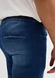 Jeans a pinocchietto leggeri elasticizzati con elastico in vita regular fit, straight (pacco da 2), bonprix