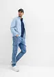 Jeans cargo regular fit con elastico in vita, tapered, bonprix