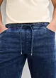 Jeans elasticizzati relaxed fit con elastico in vita, straight, bonprix