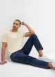 Jeans elasticizzati relaxed fit con elastico in vita, straight, bonprix