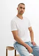 T-shirt in puro cotone biologico (pacco da 2), slim fit, bonprix