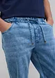 Jeans relaxed fit con elastico in vita, straight, bonprix