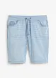 Bermuda in jeans elasticizzati con elastico in vita, regular fit, bonprix