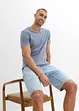 Bermuda in jeans elasticizzati con elastico in vita, regular fit, bonprix