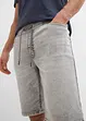 Bermuda in jeans elasticizzati con elastico in vita, regular fit, bonprix