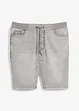 Bermuda in jeans elasticizzati con elastico in vita, regular fit, bonprix