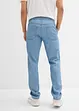 Jeans con lino ed elastico in vita regular fit, straight, bonprix