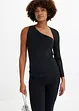 Maglia con spalla scoperta e manica in mesh, bonprix