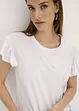 Maglia con maniche a volant, bonprix