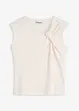 Maglia con dettaglio attorcigliato in misto cotone elasticizzato, bonprix