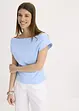 Maglia con spalle scoperte in puro cotone biologico, bonprix