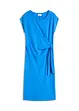Abito di jersey in misto cotone elasticizzato con nodo al lato, bonprix