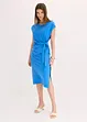 Abito di jersey in misto cotone elasticizzato con nodo al lato, bonprix