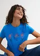 T-shirt basic con stampa (pacco da 2), bonprix
