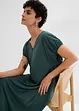 Abito in jersey di misto viscosa con scollo a V, bonprix