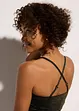 Tankini (set 2 pezzi) con filato glitterato, bonprix