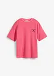 T-shirt a righe con ricamo, bonprix