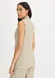 Blazer senza maniche in misto lino, bonprix