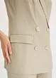Blazer senza maniche in misto lino, bonprix