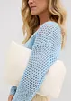 Maglione leggero traforato, bonprix