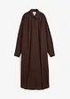 Abito chemisier oversize in misto viscosa, bonprix
