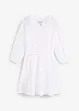 Abito in stile skater con laccetto da annodare e maniche voluminose a 3/4, bonprix