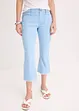 Pantaloni capri in cotone elasticizzato, bonprix