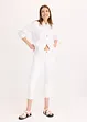 Pantaloni capri in cotone elasticizzato, bonprix