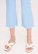 Pantaloni capri in cotone elasticizzato, bonprix
