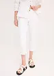 Pantaloni capri in cotone elasticizzato, bonprix