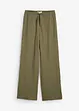 Pantaloni larghi in crêpe, bonprix