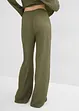 Pantaloni larghi in crêpe, bonprix
