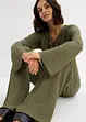 Pantaloni larghi in crêpe, bonprix