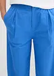 Pantaloni a carota in misto cotone elasticizzato, bonprix