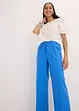 Pantaloni a palazzo in fresco misto lino, bonprix