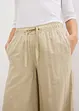 Pantaloni a palazzo in puro cotone, bonprix