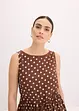 Abito midi con laccetto da annodare, bonprix