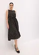 Abito midi con laccetto da annodare, bonprix