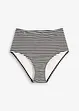 Slip per bikini a vita alta con sgambatura classica, bonprix