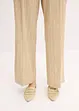 Pantaloni con pinces in misto lino, bonprix